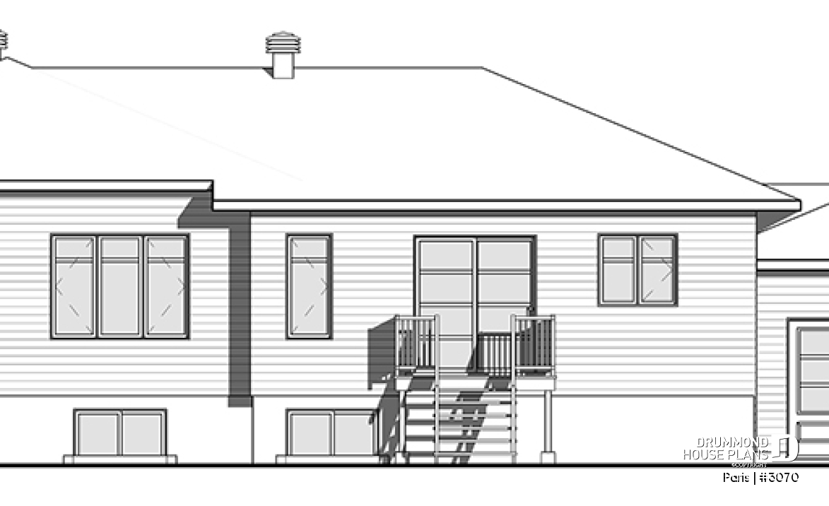 rear elevation - Paris