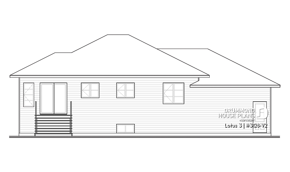 rear elevation - Lotus 3