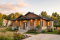 front - BASE MODEL - 2 bedroom Rustic Modern home plan, split entry, large kitchen island, large full bathroom - Ripley