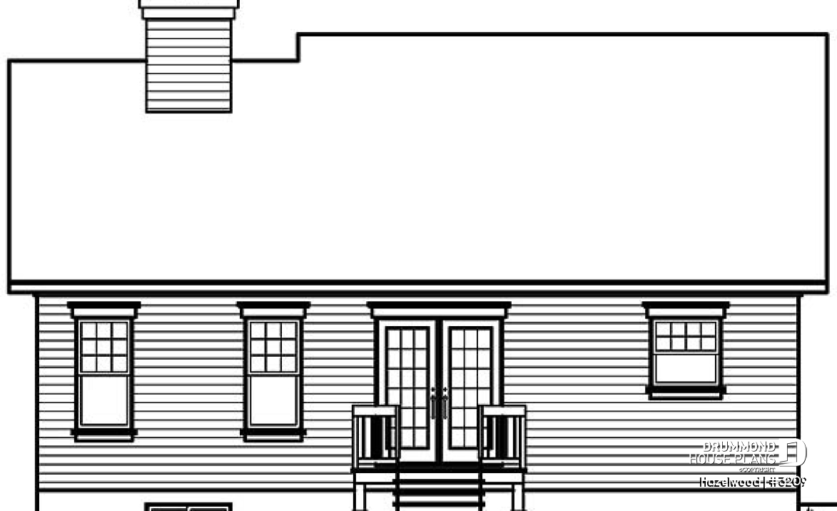 rear elevation - Hazelwood