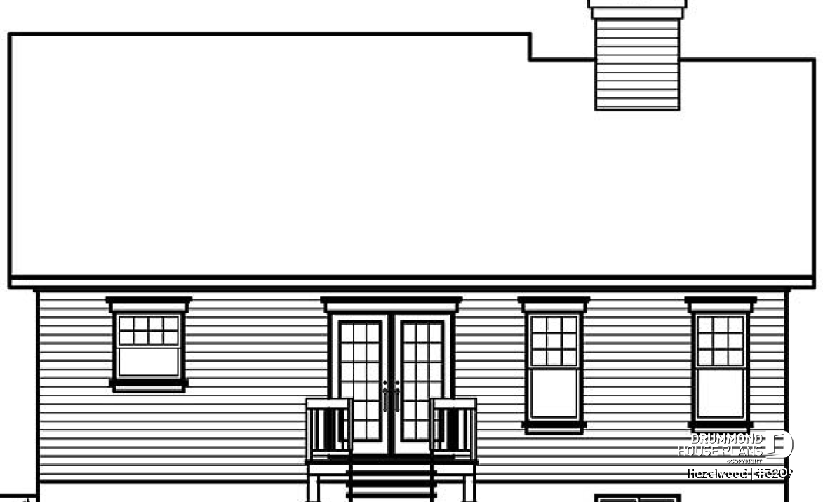 rear elevation - Hazelwood
