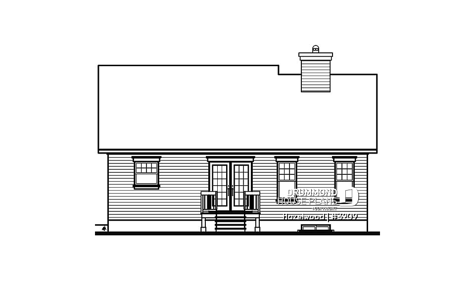 rear elevation - Hazelwood