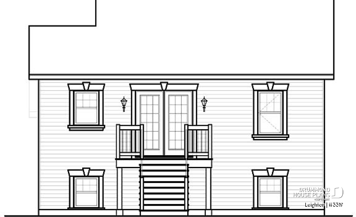 rear elevation - Leighton