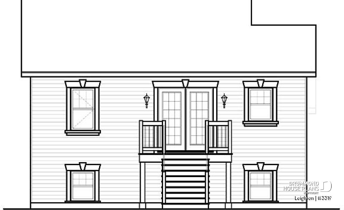 rear elevation - Leighton