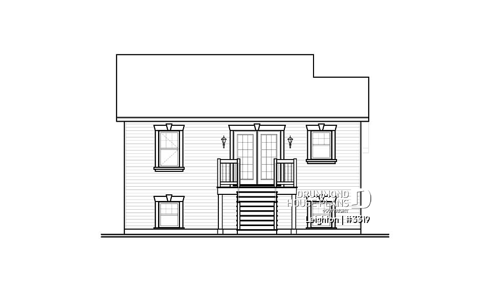 rear elevation - Leighton