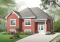 front - BASE MODEL - Economical split level entry floor plan, 2 bedroom bungalow with kitchen island, daylight basement - Aspendale