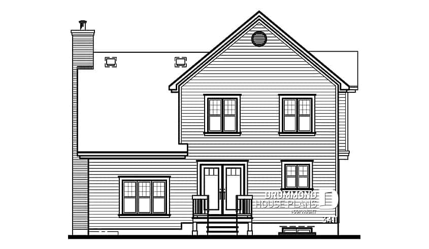 rear elevation - 