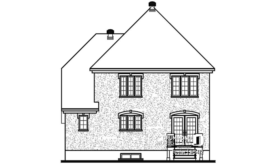 rear elevation - Rosier