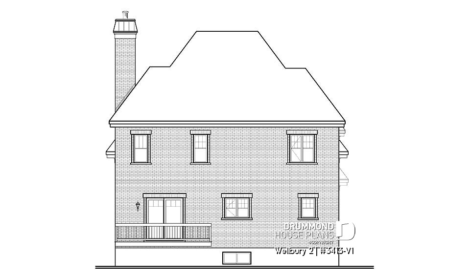 rear elevation - Wellbury 2