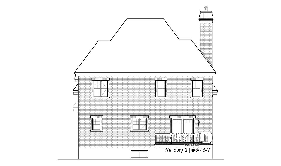 rear elevation - Wellbury 2