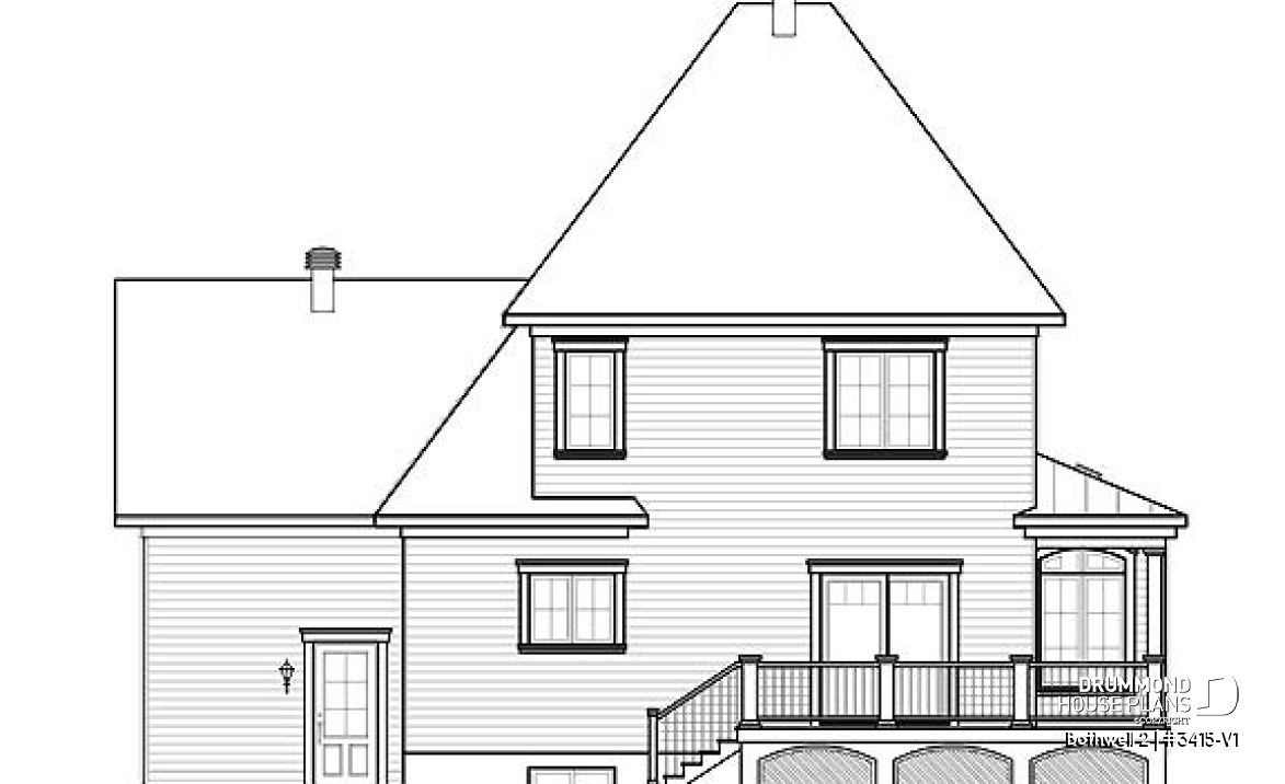 rear elevation - Bothwell 2