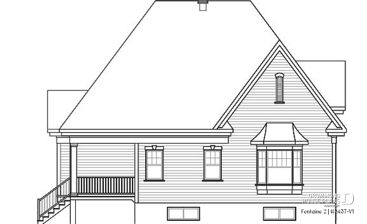 rear elevation - Fontaine 2