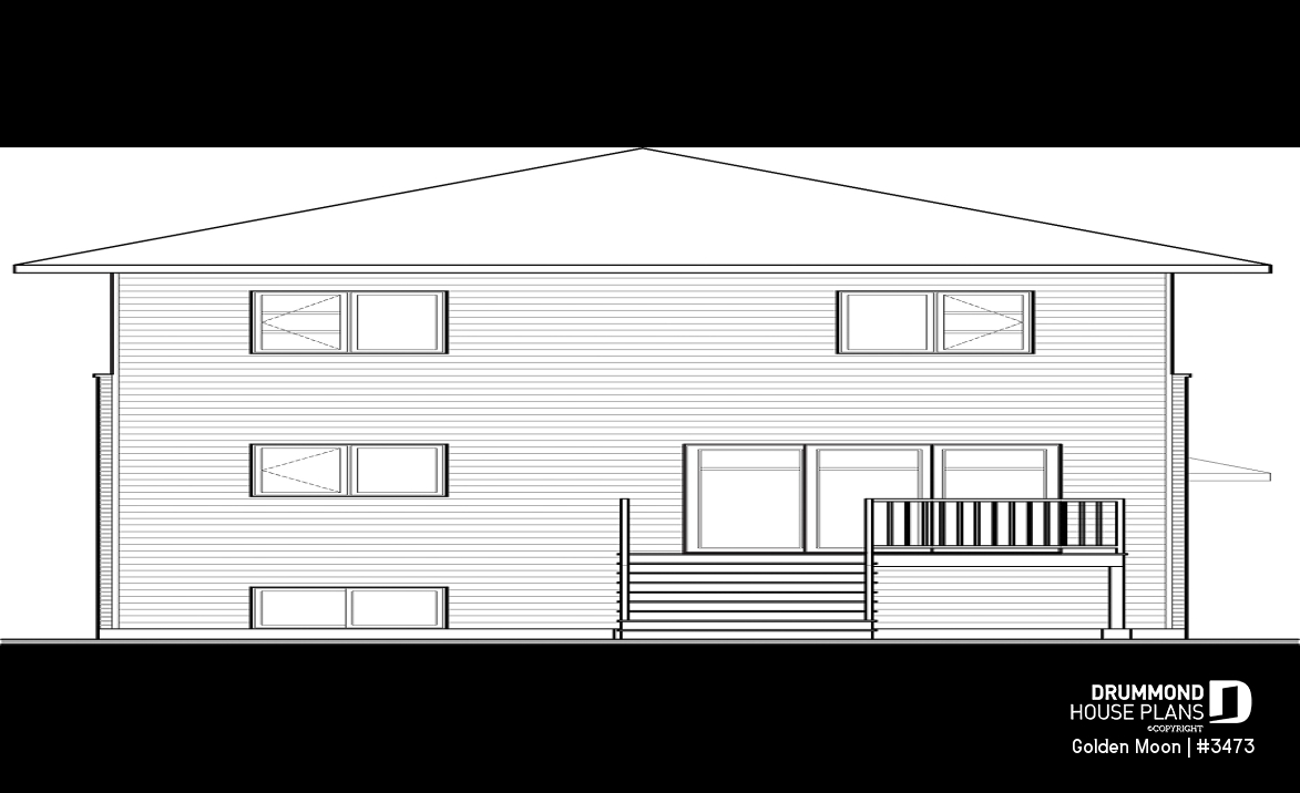 rear elevation - Golden Moon