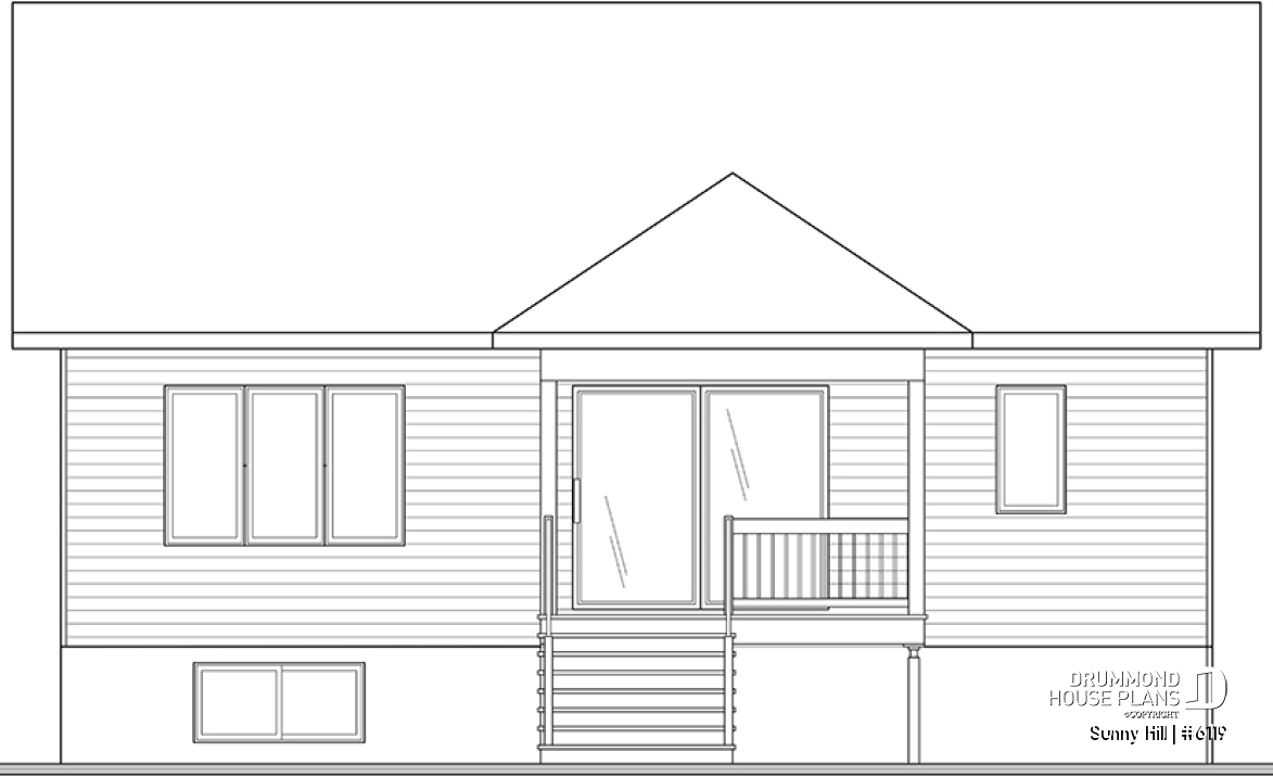 rear elevation - Sunny Hill