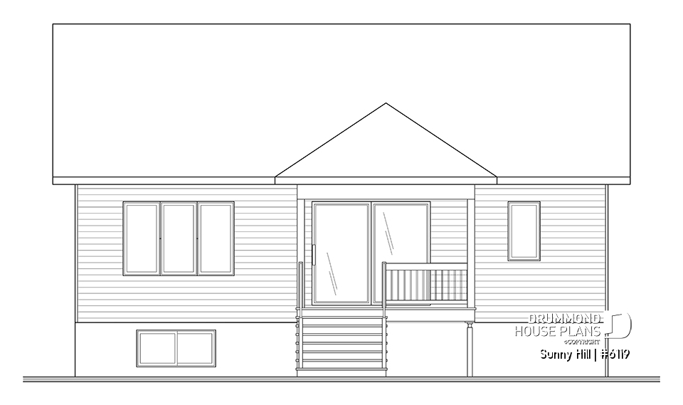 rear elevation - Sunny Hill