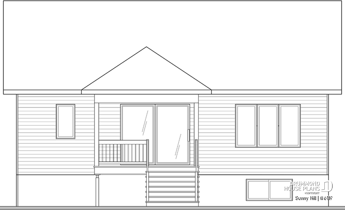 rear elevation - Sunny Hill