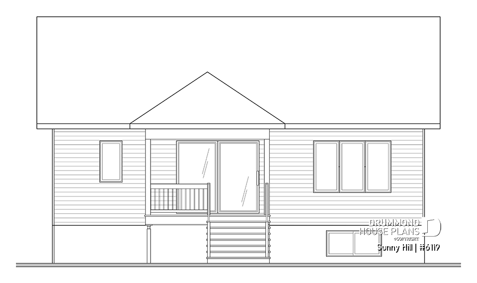 rear elevation - Sunny Hill
