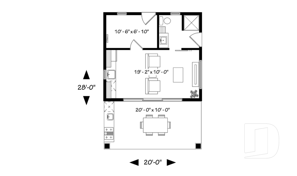 1st level -  - Cabana