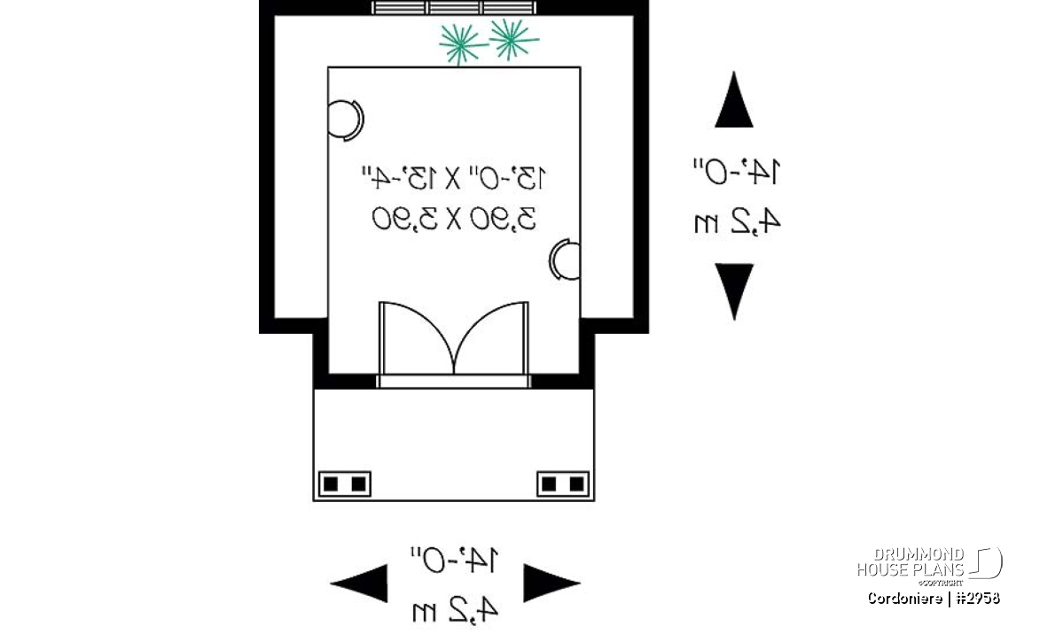 1st level - Victorian style inspiration garden shed plan - Cordoniere